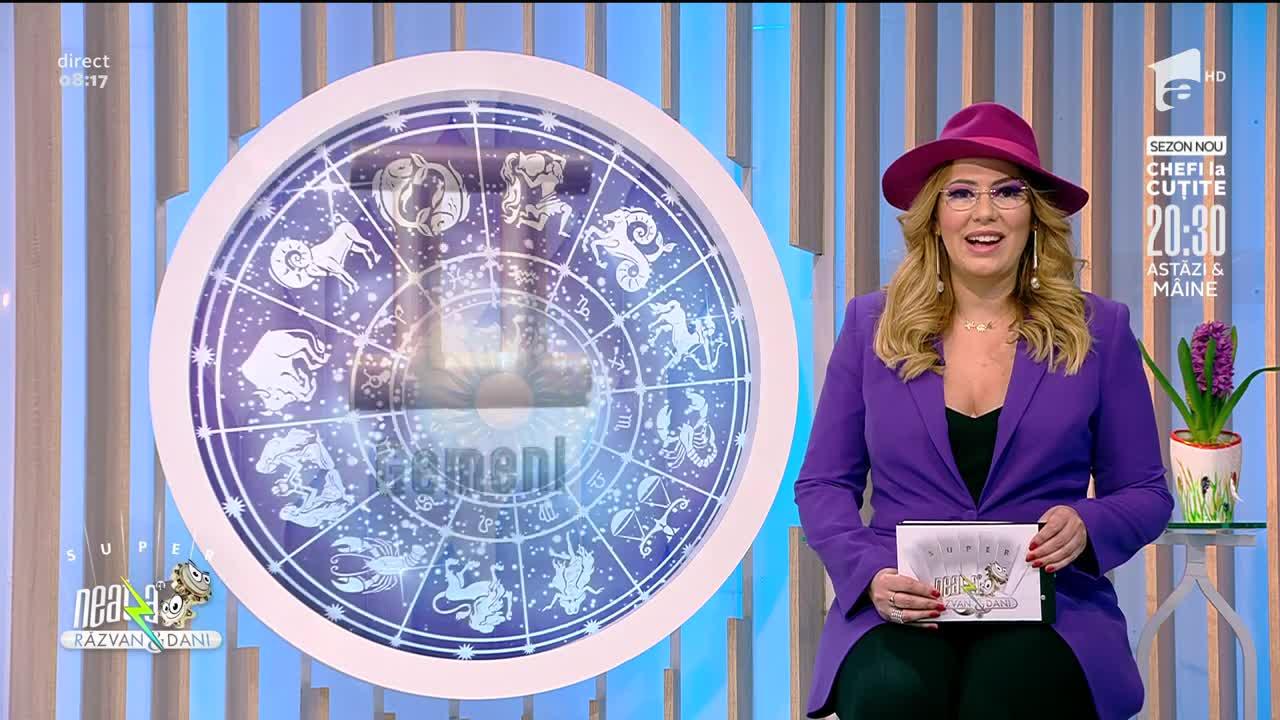 Horoscopul zilei 8 martie 2021, prezentat de Bianca Nuțu la Neatza cu Răzvan și Dani. Informațiile momentului pentru zodii
