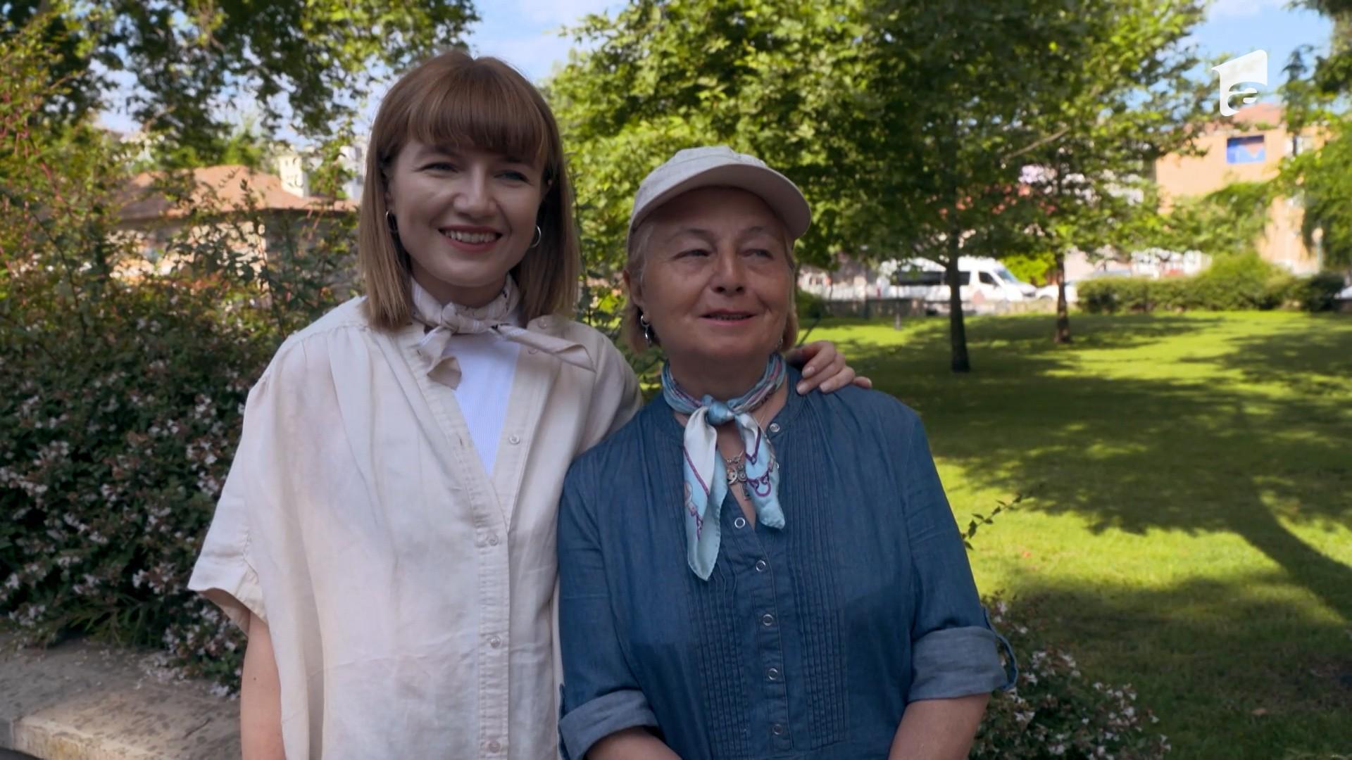 Alexandra Ungureanu și mama ei