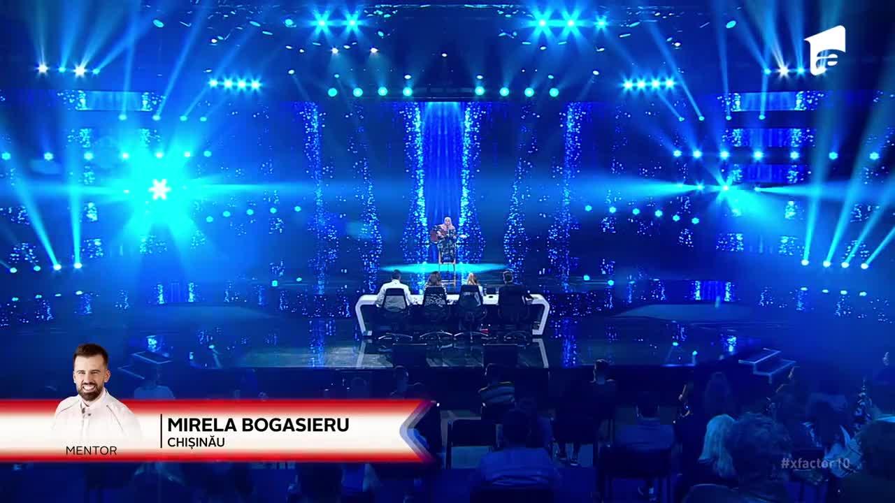 X Factor 2021, 6 septembrie. Mirela Bogasieru a surprins juriul cu o interpretare inedită a piesei Blue Jeans