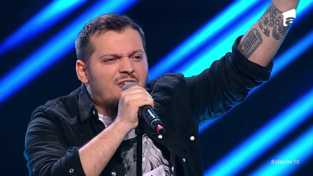 X Factor 2021, 13 septembrie. Răzvan Sterian a urcat pentru prima dată pe scenă și a cântat 