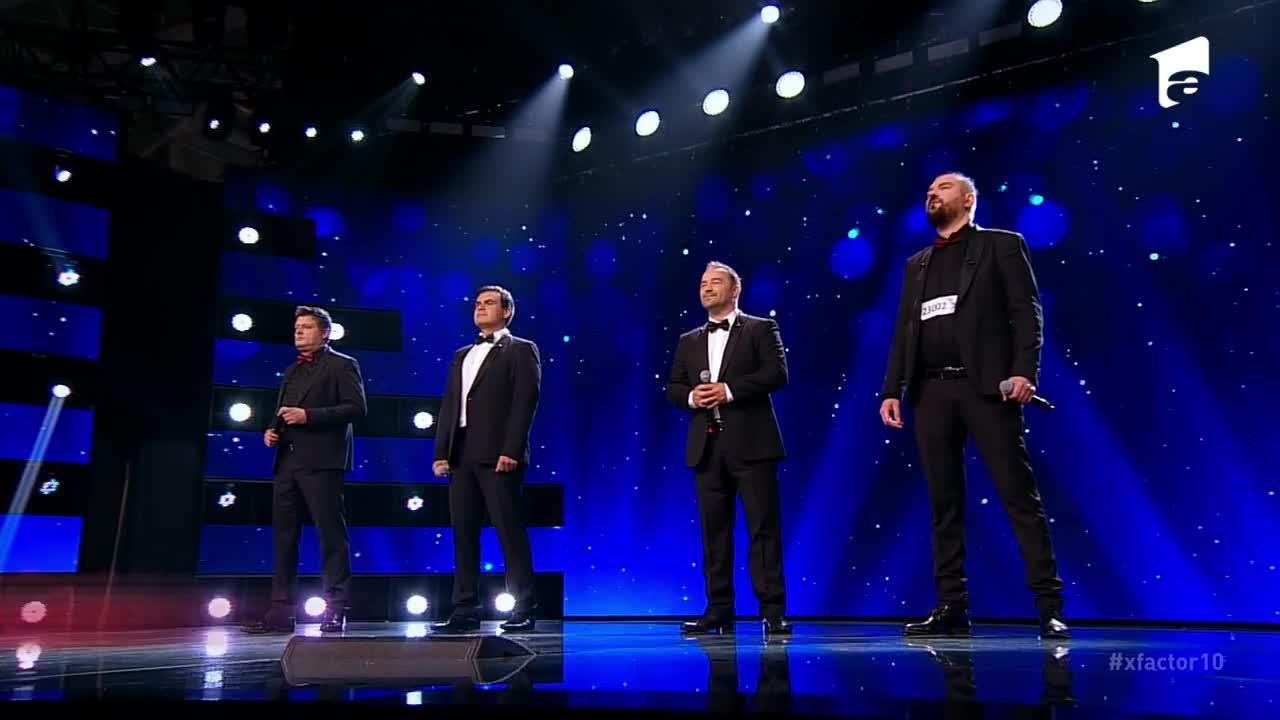 X Factor 2021, 13 septembrie. Quartet Belcanto a încântat juriul cu armoniile speciale ale melodiei 