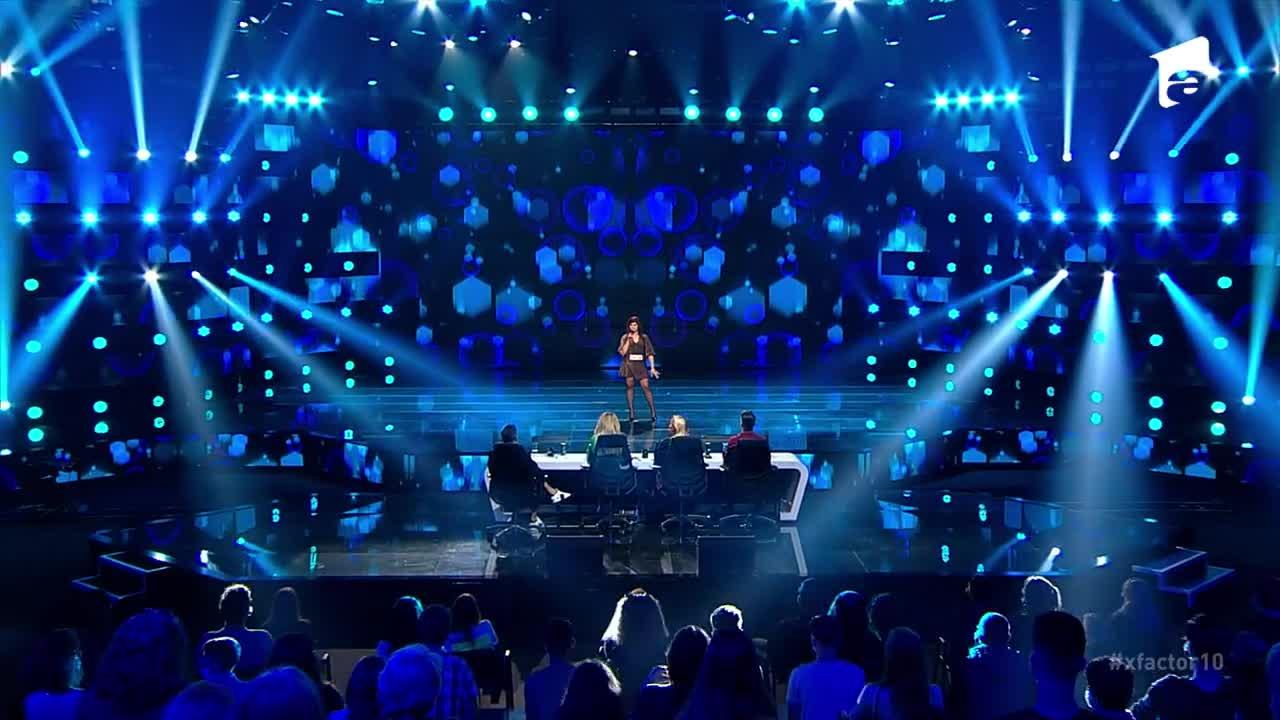 X Factor 2021, 24 septembrie. Lavinia Ioana Lăcătuș, interpretarea perfectă a piesei Make it rain cu care a surprins juriul