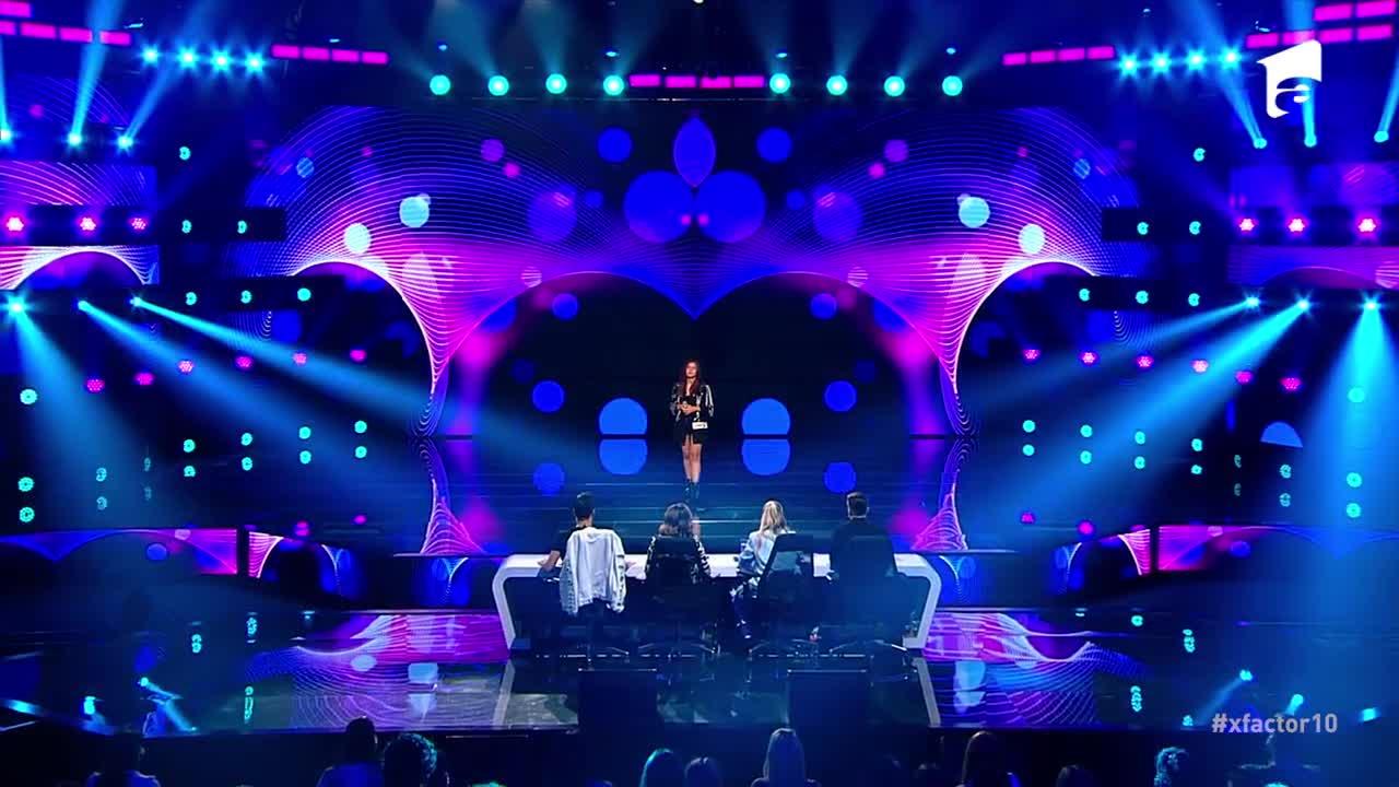 X Factor 2021, 22 octombrie. Ana Maria Mustia a interpretat piesa „Le parole lontane” și nu i-a cauzat deloc probleme