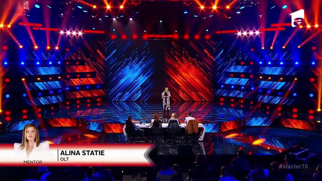 X Factor 2021, 29 octombrie. Alina Statie a combinat cu două stiluri opuse cu melodiile Ederlezi-Dikanda și Bishop Briggs-River