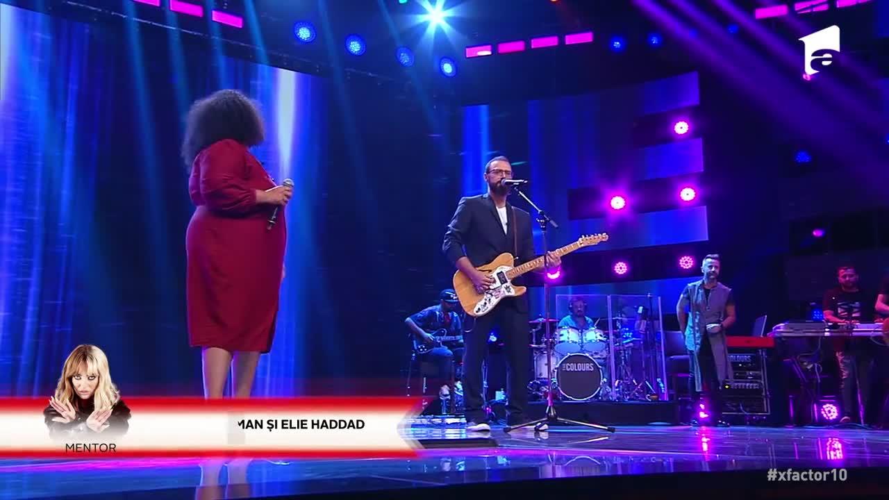 X Factor 2021, 26 noiembrie. Leyla Salman și Elie Hadad, interpretează o piesă de la Solomon Burke, „Cry To Me”