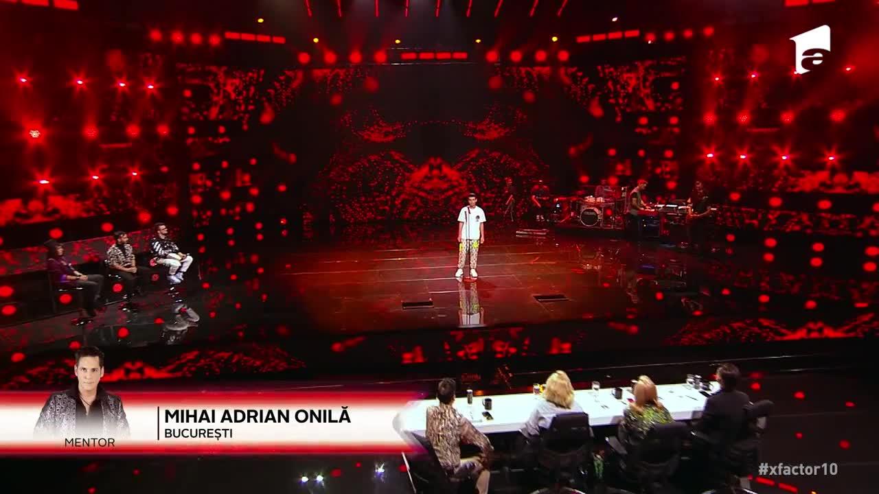 X Factor 2021, 3 decembrie. Mihai Adrian Onilă, interpretare de senzație a piesei „Sorry Seems To Be The Hardest Word”