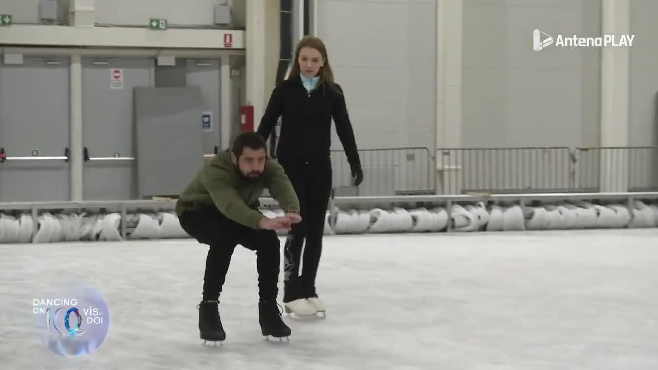 Dancing on Ice - Vis în doi 2022. Cum s-au descurcat Oase, Cătălin Cazacu, Iulia Albu și Ruby la primele antrenamente