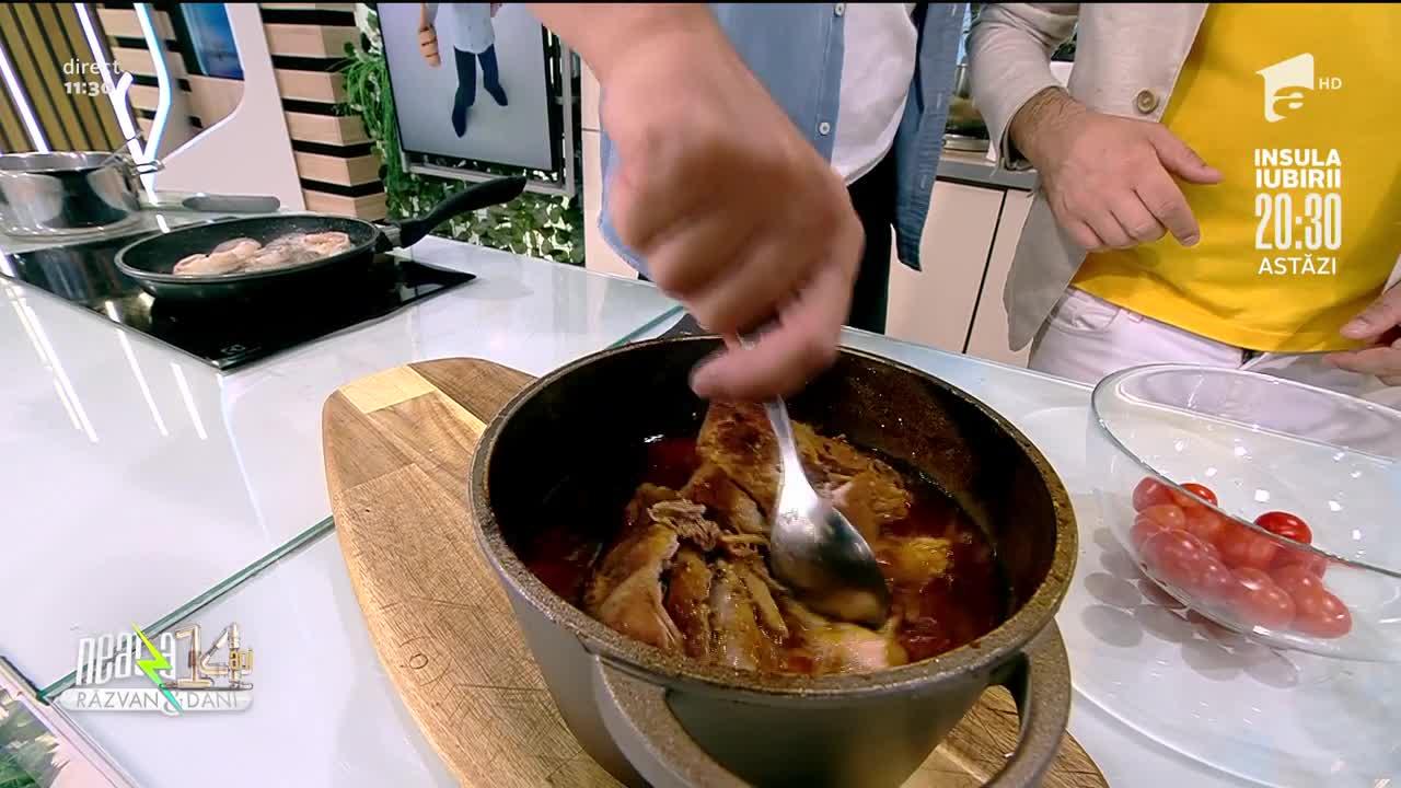 Ceafă de porc în sos delicios la cuptor. Rețeta lui chef Nicolai Tand la Super Neatza,17 mai 2022