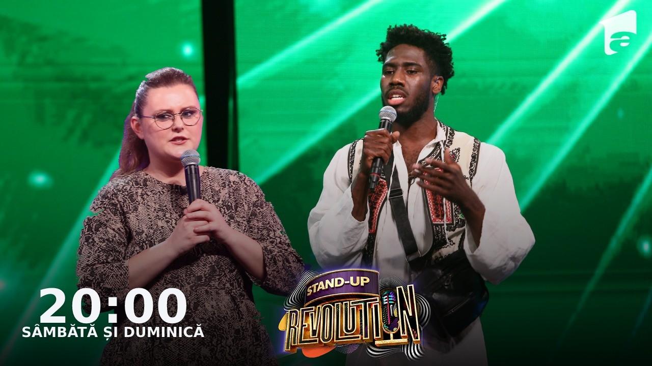 Semifinala Stand-up Revolution sezonul 1, 6 august 2022. Hannah Becker vs. Kobe, confruntarea la care nimeni nu se aștepta „OMG!”