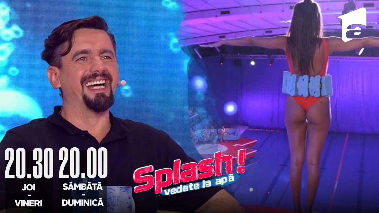Splash! Vedete la apă, episodul 2 din 12 august 2022. Andreea Bododel a sărit de la 7 metri, deși nu știe să înoate