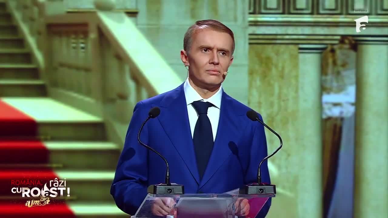 România, Râzi cu ROaST, 1 decembrie 2022. Klaus Iohannis, umor prezidențial la cel mai înalt nivel. Ionuț Rusu a făcut spectacol