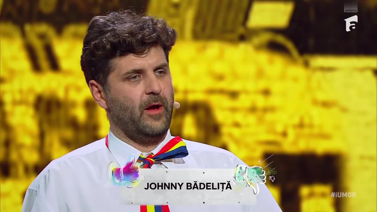 iUmor sezonul 14, 25 februarie. Johnny Bădeliță a făcut show cu șlagărele românești de odinioară. Cu cine l-au confundat jurații