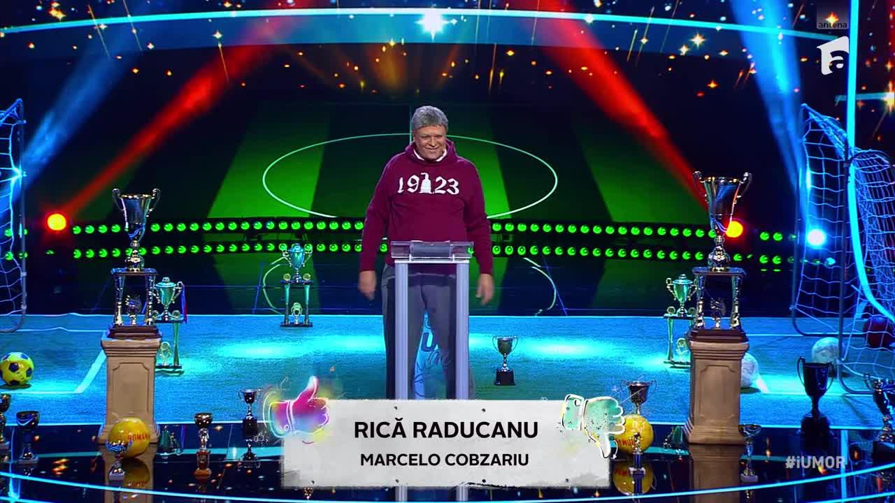 iRoast, 16 iunie 2023. Marcelo Cobzariu aka Rică Răducanu a „apărat” fotbalul de altădată. Ce a povestit Florin Bratu despre el