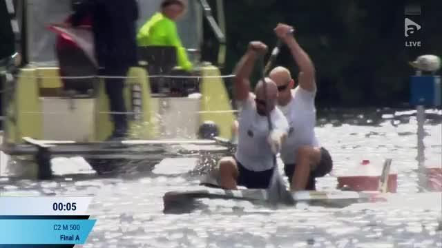 Ilie Sprincean și Oleg Nuță, locul 6 în Finala de la C2-500 m la CM de kaiac-canoe 2023. Cursa a fost în AntenaPLAY | VIDEO