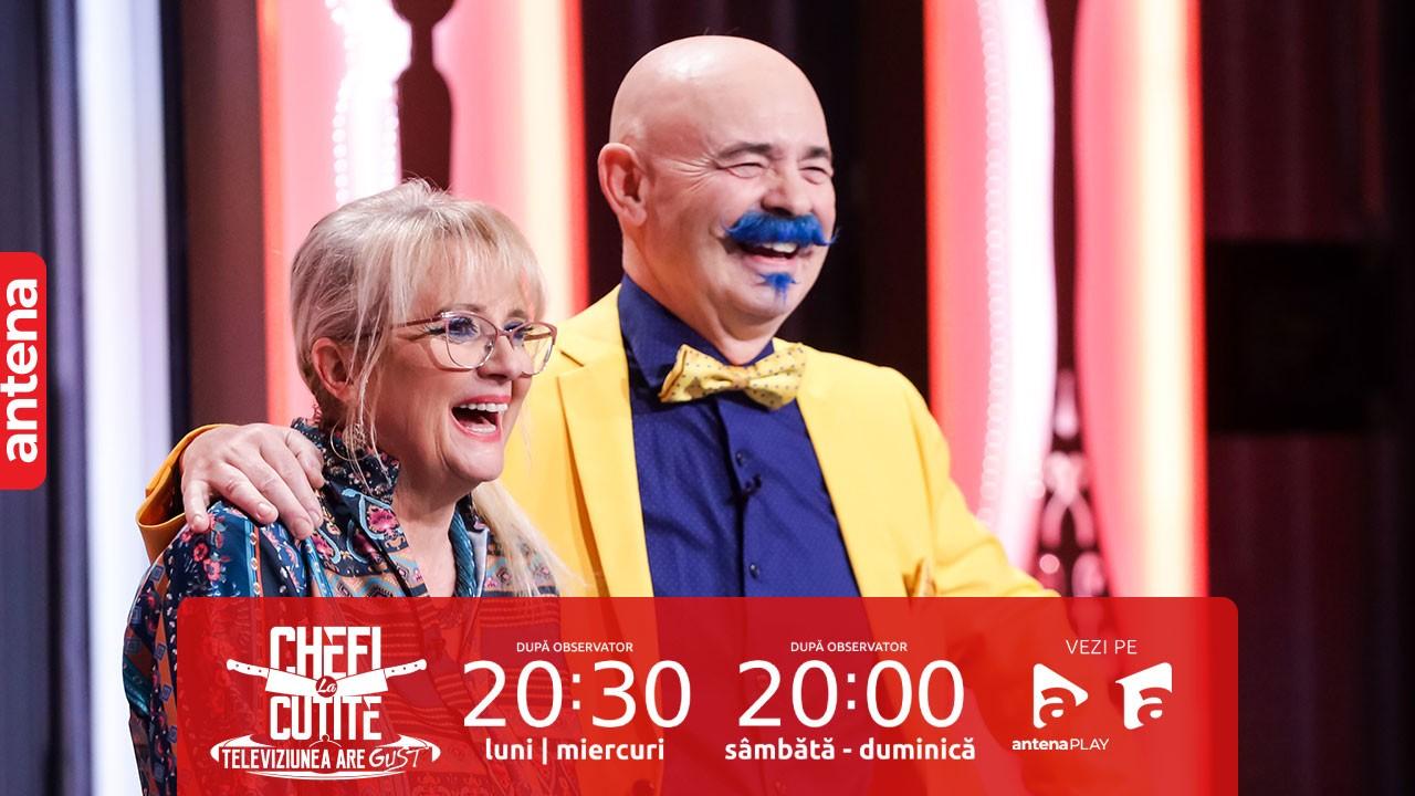 Chefi la cuțite, 3 septembrie 2023. Călin Vasile Radu și Angela Radu sunt pensionarii cu o viață de film. Ce le-au gătit chefilor