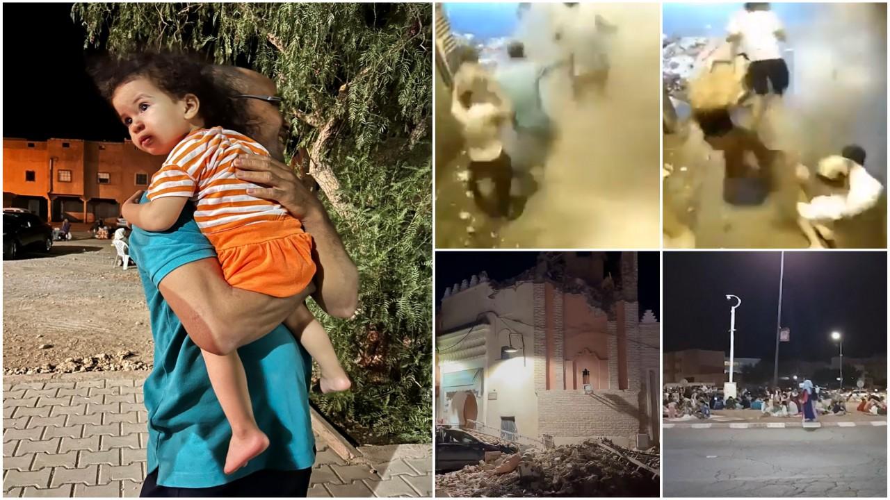 Cutremur puternic cu magnitudinea de 6,8 în Maroc. Imagini sfâșietoare cu oamenii care se îmbulzesc ca să își salveze viața