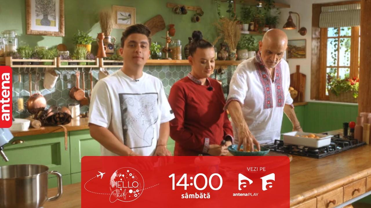 Hello Chef sezon 6, 18 noiembrie 2023. Roxana Blenche, Damian Drăghici și Radu Țibulcă au pregătit vărzări moldovenești