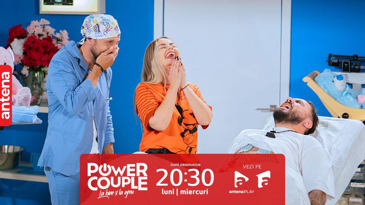 Power Couple România – La bine și la greu, 6 februarie 2024. Emi, terifiat de intensitatea durerilor. Până la ce nivel a suportat