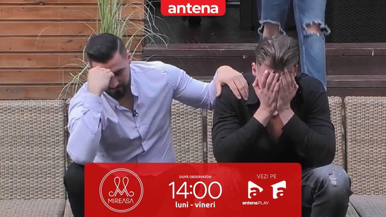 Mireasa sezon 9, 29 aprilie 2024. Cristian a plâns în hohote din cauza plecării Antoniei: „Am fost răvășit!”