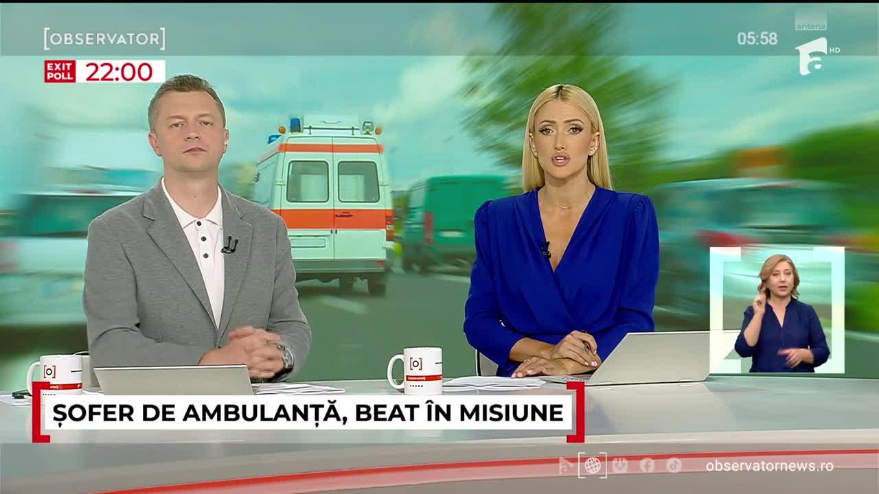 Șofer de ambulanță, prins sub influența alcoolului la volan. Bărbatul era în misiune și a lovit un pieton