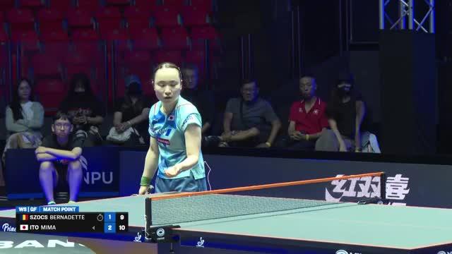 Bernadette Szocs a ratat calificarea în semifinalele WTT Star Contender Bangkok 2024. Duelul cu Mima Ito a fost LIVE în AntenaPLAY