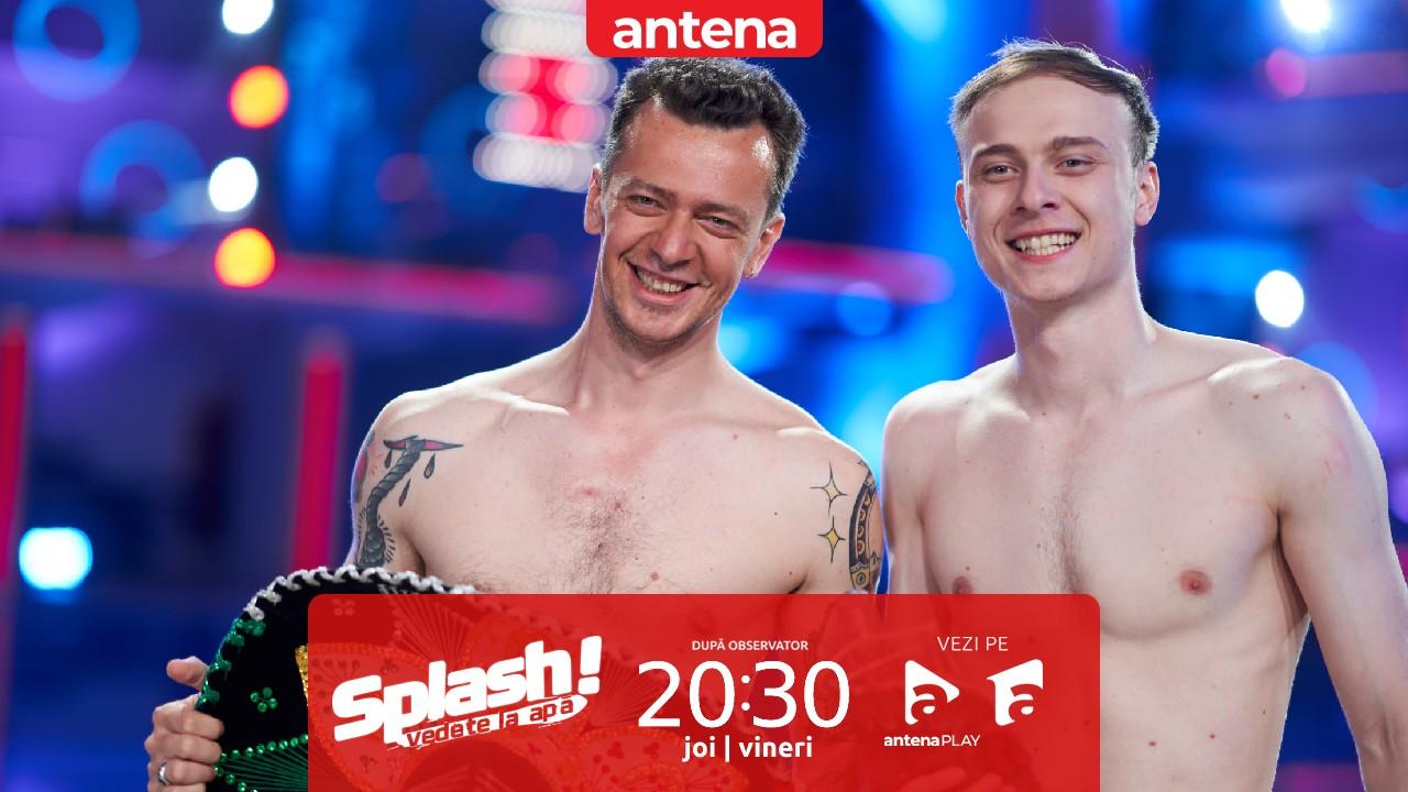 Splash!Vedete la apă, sezon6, 2august2024. Dinu,”accidentare” la Splash! Fratele lui Jean Gavril a arătat ce a pățit după săritură