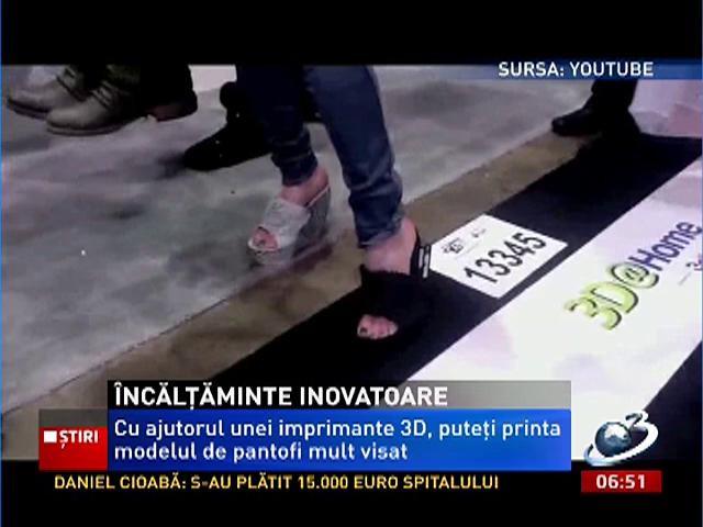 VIDEO! Primii pantofi printati cu ajutorul unei imprimante 3D