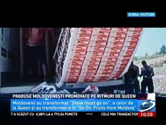 “Go On. Fruits from Moldova”! Produse moldovenești, promovate pe ritmuri de Queen