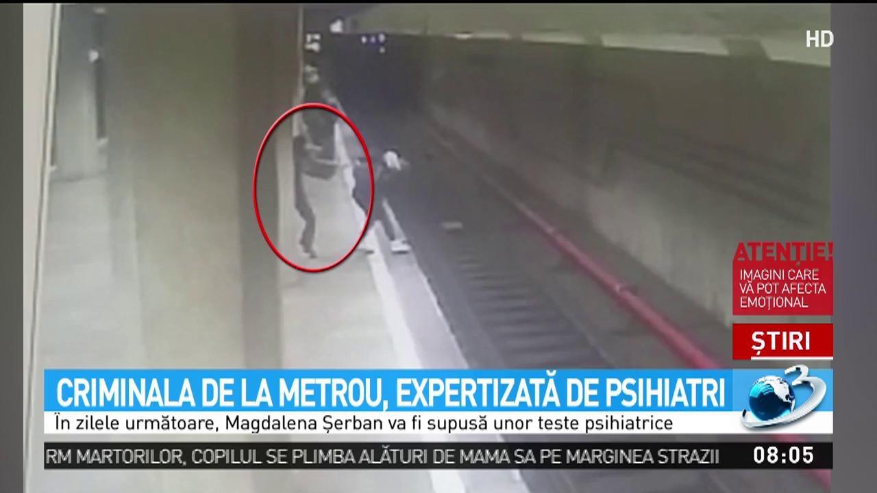 Noi detalii despre criminala de la metrou. Magdalena Șerban poate scăpa de închisoare