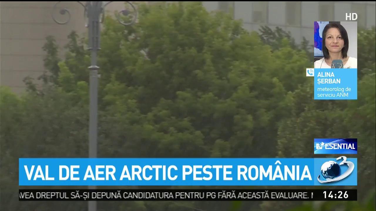 Curentul de AER ARCTIC a ajuns în România. Se anunță zile grele! Temperaturile vor scădea dramatic