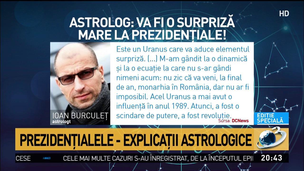 Astrologul Ioan Burculeț face un anunț șocant despre 2019: „Este aceeași influență ca în 1989. Va fi o schimbare la care nu se va aștepta nimeni!”