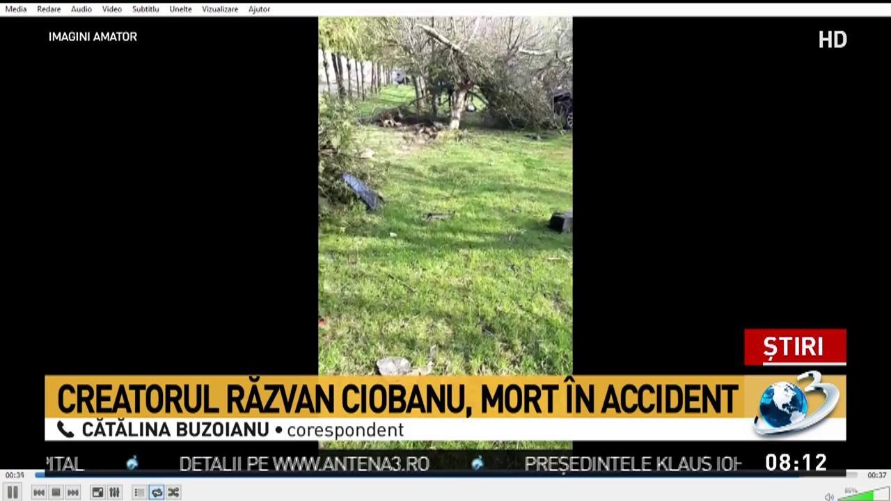 Creatorul Răzvan Ciobanu a murit. Detaliul misterios sesizat de poliție la locul accidentului. Ce s-a întâmplat în realitate