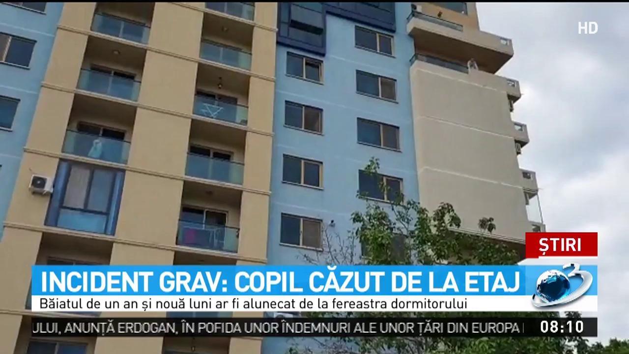 Un copil de un an a căzut de la etajul doi, în județul Gorj! Ce făceau părinții lui