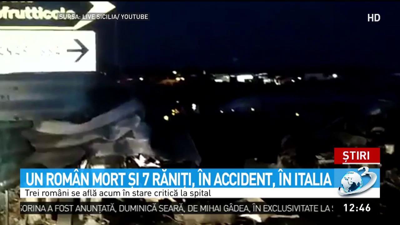 Primele imagini de la accidentul din Italia: 