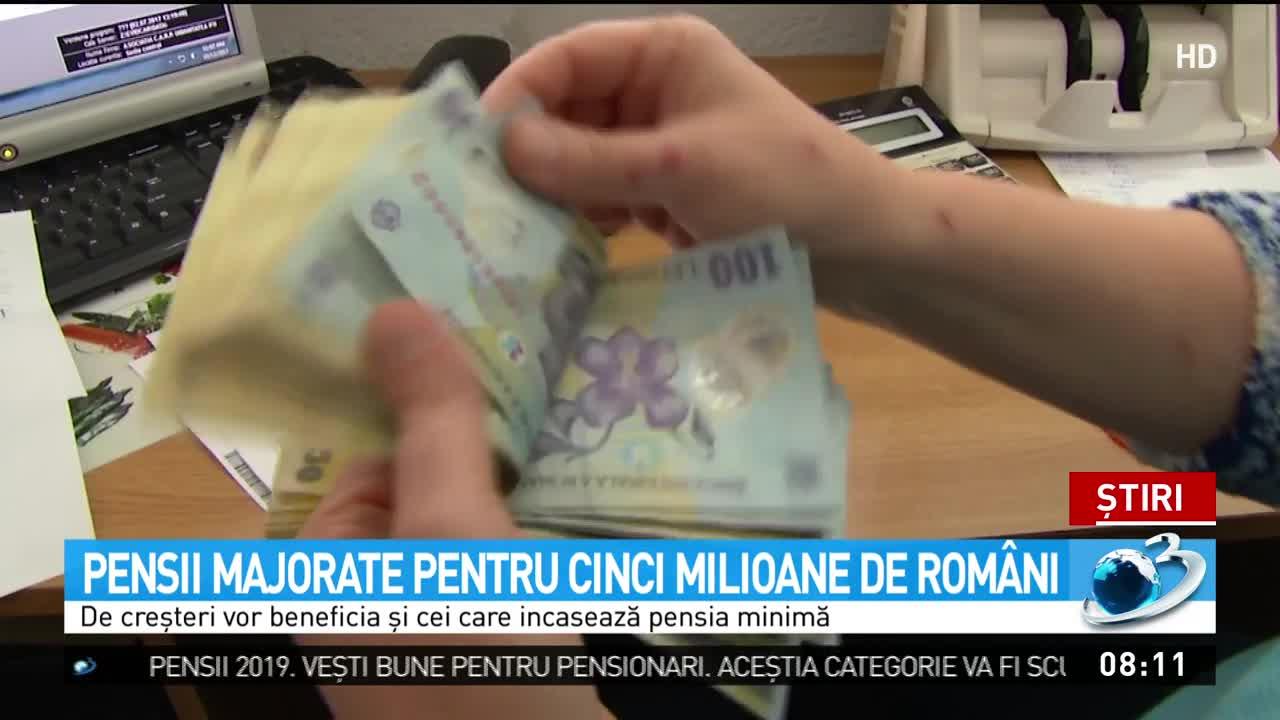 Cinci milioane de români vor încasa mai mulți bani, din septembrie! Cu cât au crescut pensiile 