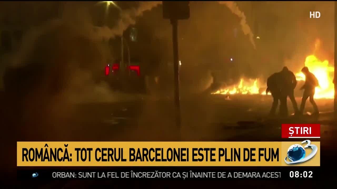 Update: Război pe străzile din Barcelona! 182 de răniţi şi 83 de persoane reţinute