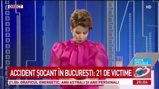 Breaking news! Accident extrem de grav în București: 21 de victime. Sunt implicate patru autoturisme, o ambulanță cu pacient și un microbuz plin de pasageri