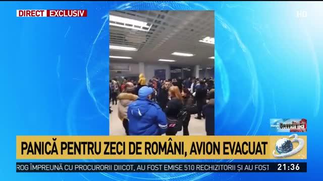 BREAKING NEWS. Panică pentru zeci de români! Avionul în care se aflau a fost evacut de urgență