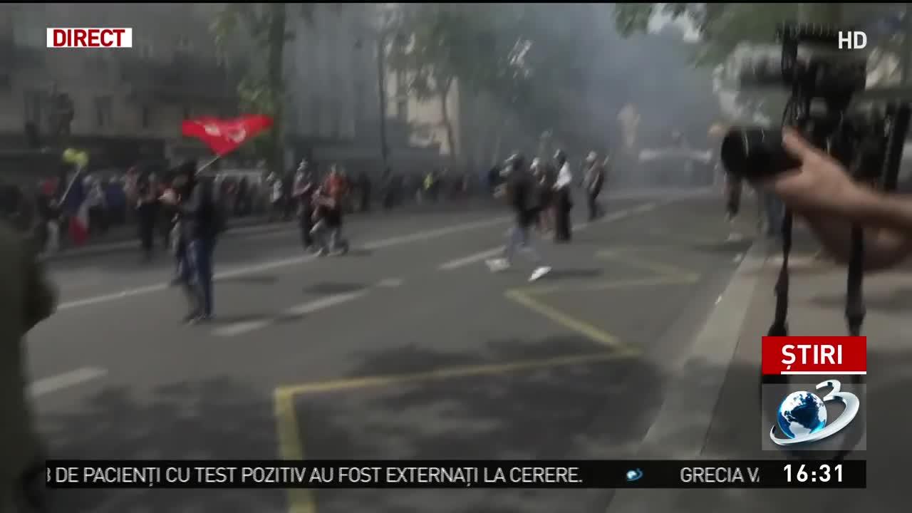 Teroare în Franța! Proteste şi violenţe chiar de Ziua Naţională. Cetățenii s-au revoltat împotriva nivelului de trai