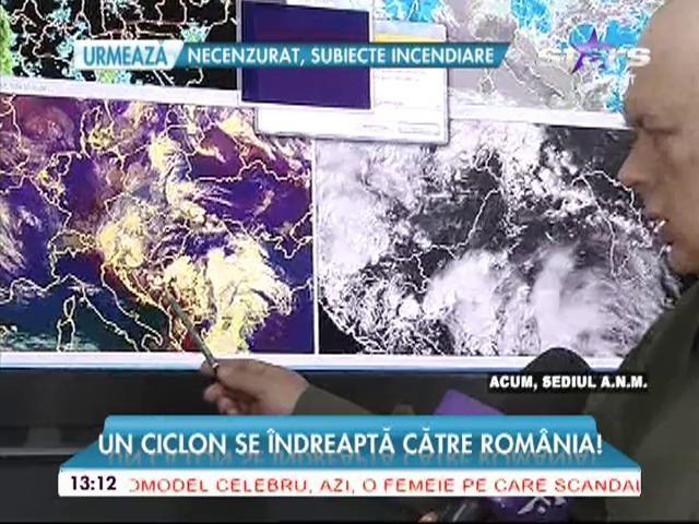 Fenomene extreme în toată ţara! Un ciclon se îndreaptă spre România. Uite ce zone vor fi cel mai afectate