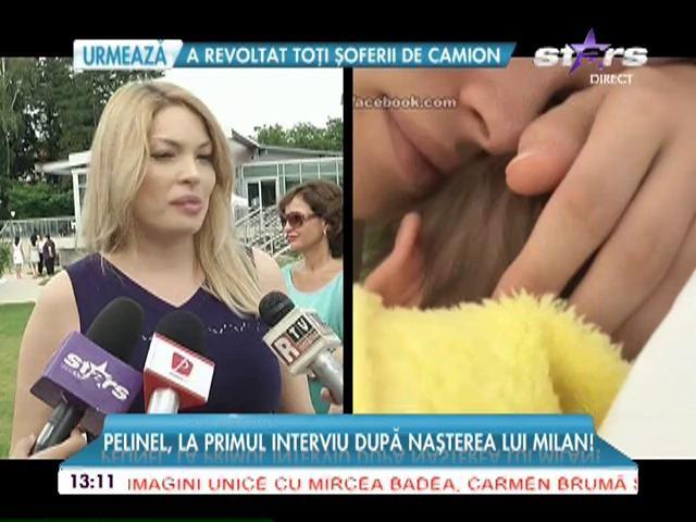 Valentina Pelinel, primul interviu de la nașterea lui Milan! Cu cine seamănă bebelușul. VIDEO