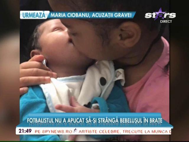 Emoţionant! Timpul a trecut, soţia a născut! Prima imagine cu copilul lui Patrik Ekeng, fotbalistul de la Dinamo care a murit pe teren