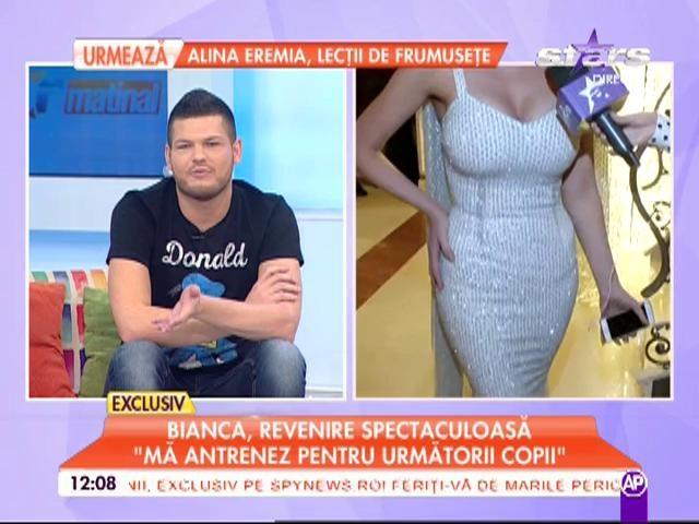 Bianca Drăguşanu, prima şedinţă foto după naştere: 