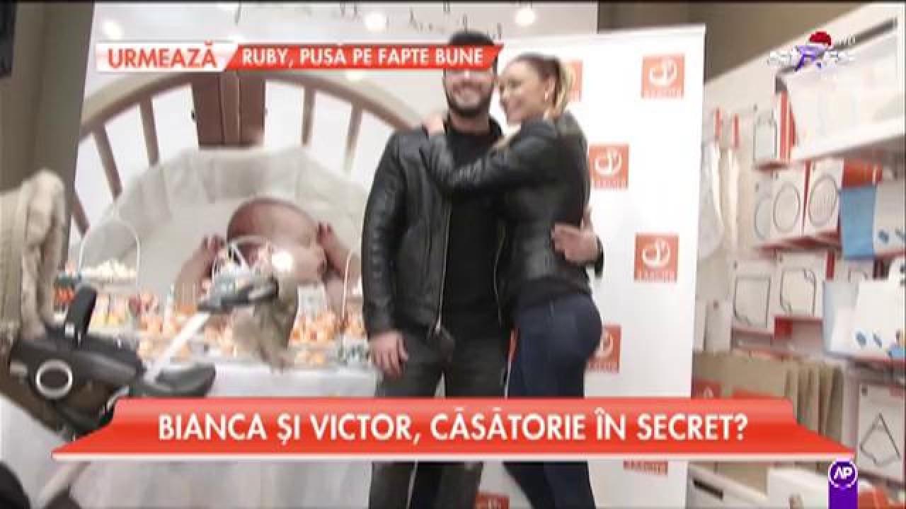 Bianca Drăguşanu şi Victor Slav, căsătorie în secret. Cei doi s-au dat de gol: 