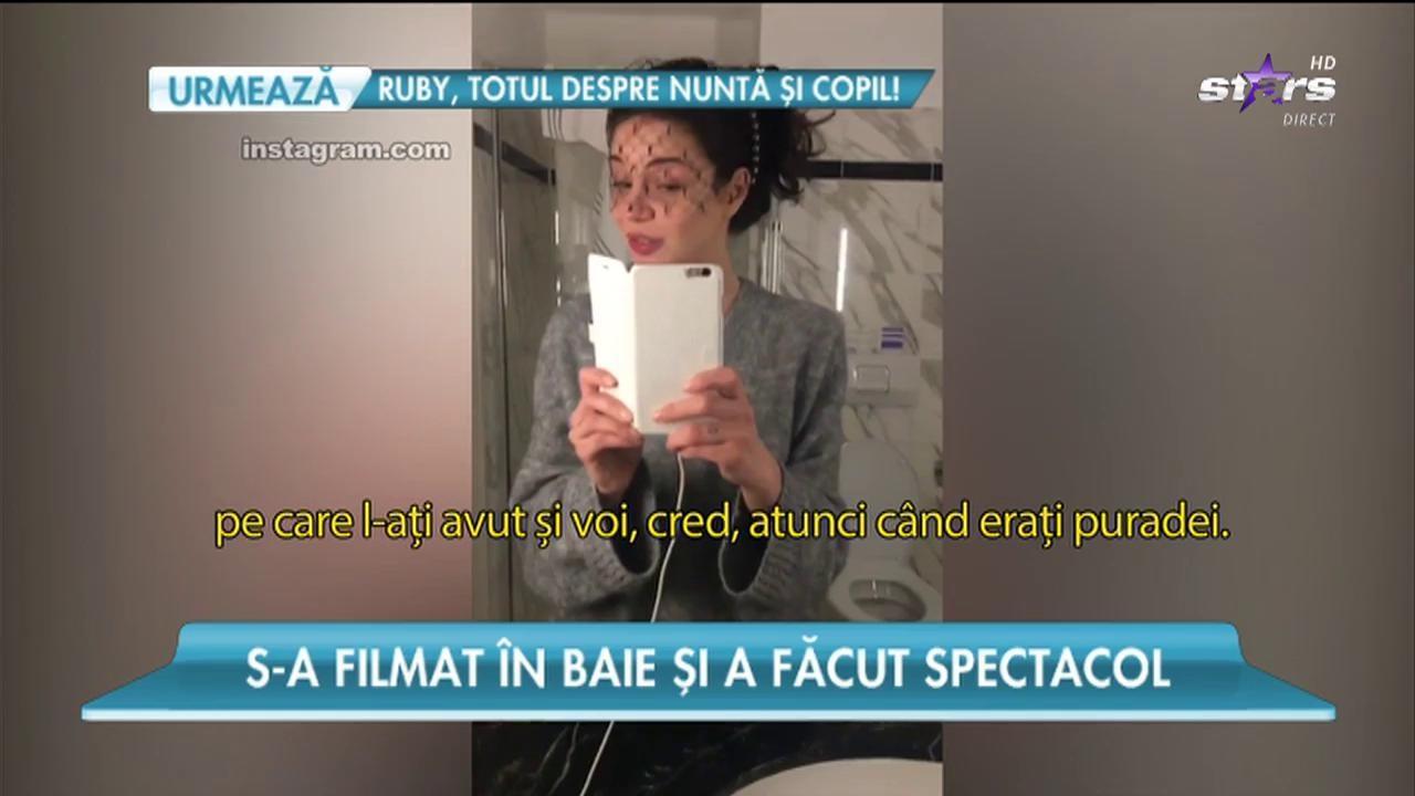 Cristina Ich se filmează singură în baie, de plictiseală. Angelina Jolie de România, mai hot ca niciodată!