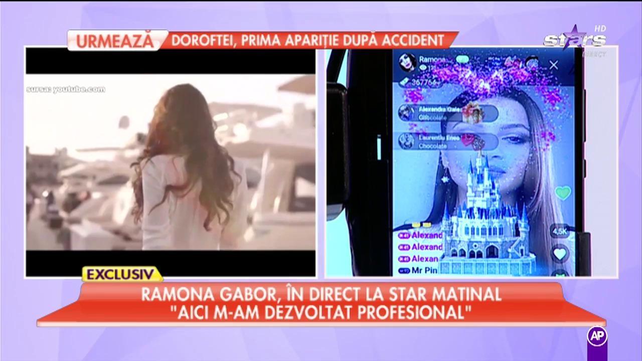 Ramona Gabor, în direct la Star Matinal! 