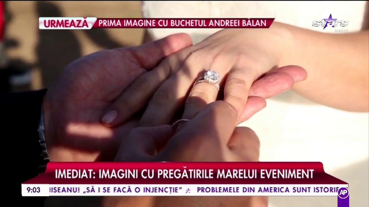 Fericire mare! Andreea Bălan și George Burcea s-au căsătorit în Malibu. Primele imagini de la eveniment!