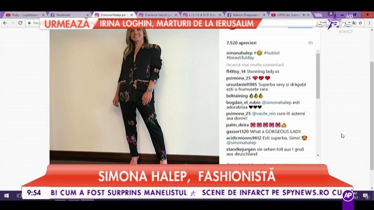 Simona Halep a lăsat hainele sport şi a apărut într-o ținută ce a stârnit controverse! „Nu e o idee bună...”