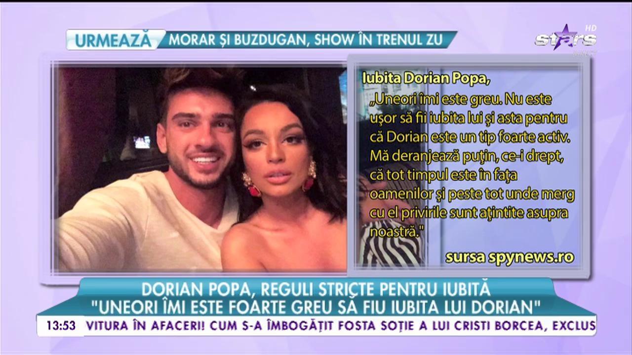 Dorian Popa, reguli stricte pentru iubită! Ce îi cere să facă pentru el ca să fie mulțumit!