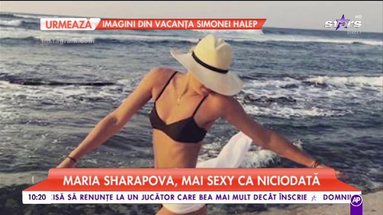 Maria Șarapova, mai sexy ca niciodată! Sportiva a fost surprinsă într-un bikini minuscul, ce a lăsat multe la vedere!